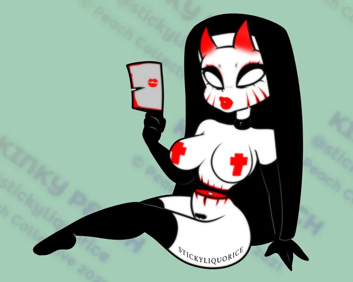 Sticky Art Anal Demon Babes Sticker Set