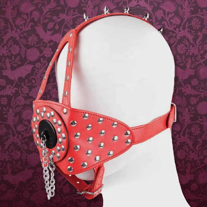 The Kinky Peach Plug My Hole Head Harness Gag Female Sex Toys