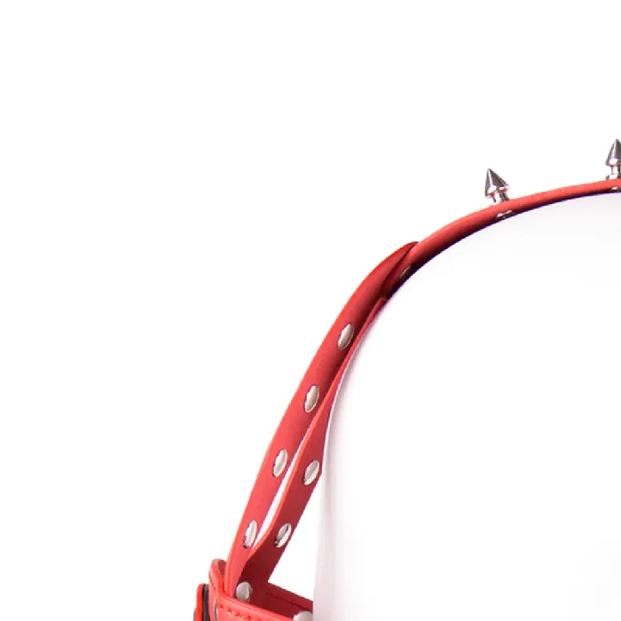 The Kinky Peach Plug My Hole Head Harness Gag Female Sex Toys