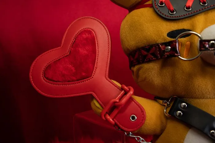 The Kinky Peach Submissive Sam the Bondage Bear Handcuffs Restraints