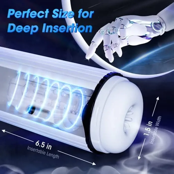 Thrusting Vibrating Masturbator with Bullet Vibrator Sohimi Female Sex Toys