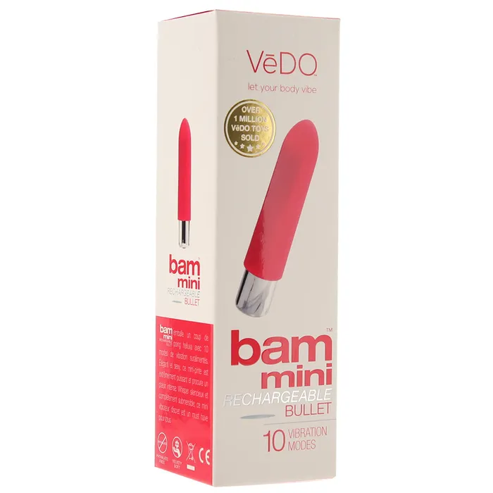VeDO Bam Mini Rechargeable Bullet Vibe Foxy Pink Nalpac Vibrators