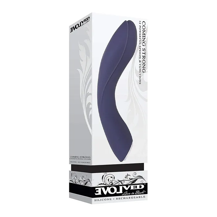 Vibrators Evolved Coming Strong Rechargeable Vibrator Navy Evolved