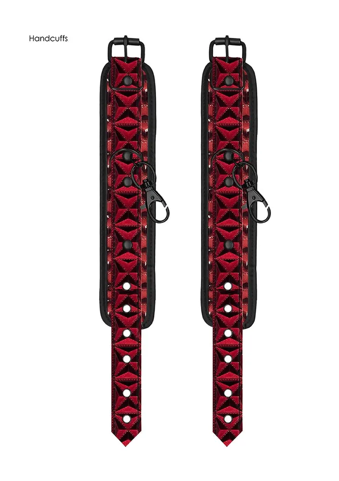 Vibrators Shots America Luxury Hogtie Burgundy