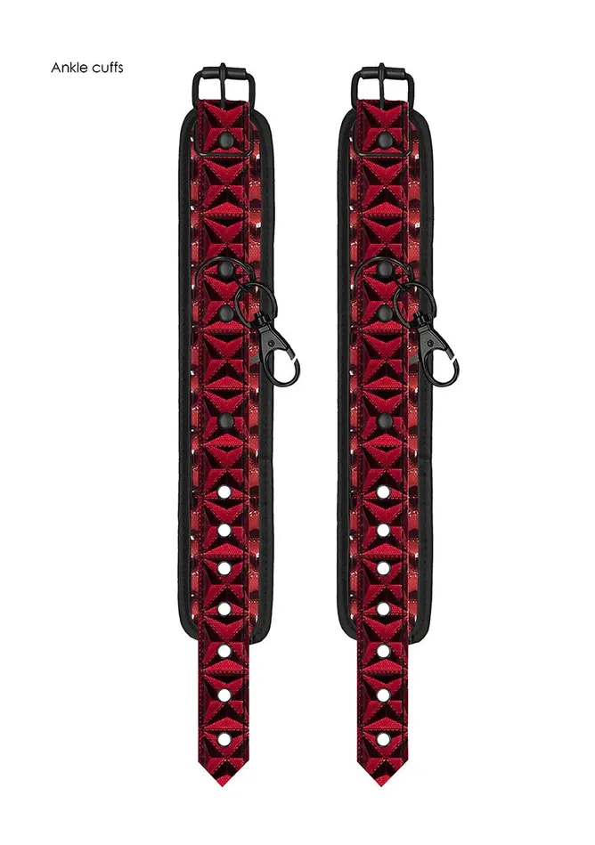 Vibrators Shots America Luxury Hogtie Burgundy
