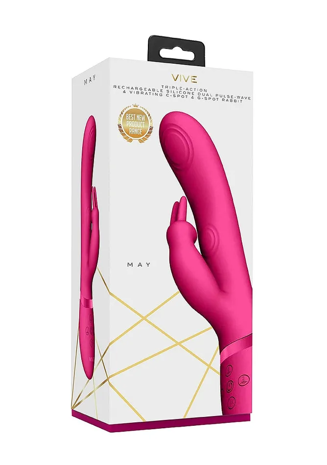 Vive May DualPulse Rabbit Vibrator Vive Vibrators Vive May DualPulse Rabbit Vibrator Vive Vibrators