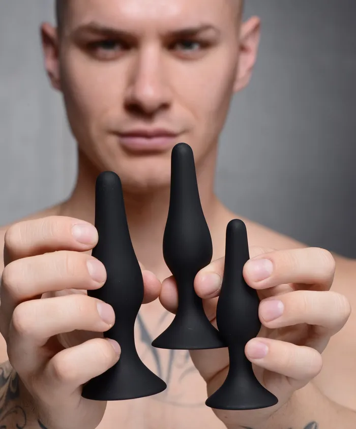 XR Brands Anal Tapered Silicone Anal Trainer Set