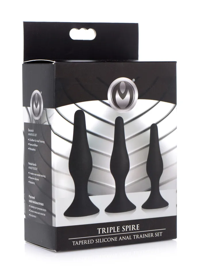 XR Brands Anal Tapered Silicone Anal Trainer Set