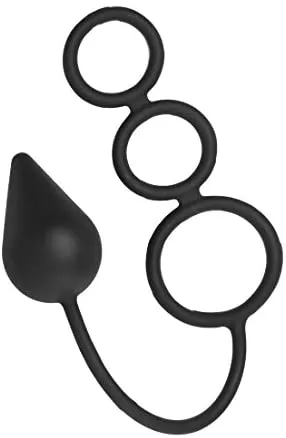 XR Brands Male Sex Toys Master Series TriCock Anal Plug